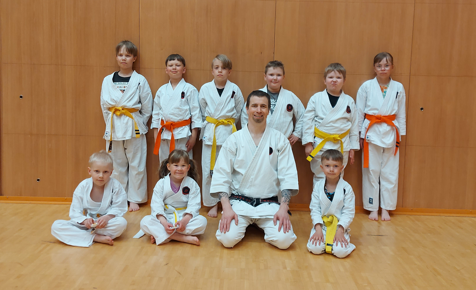 Peewees after grading May 2023