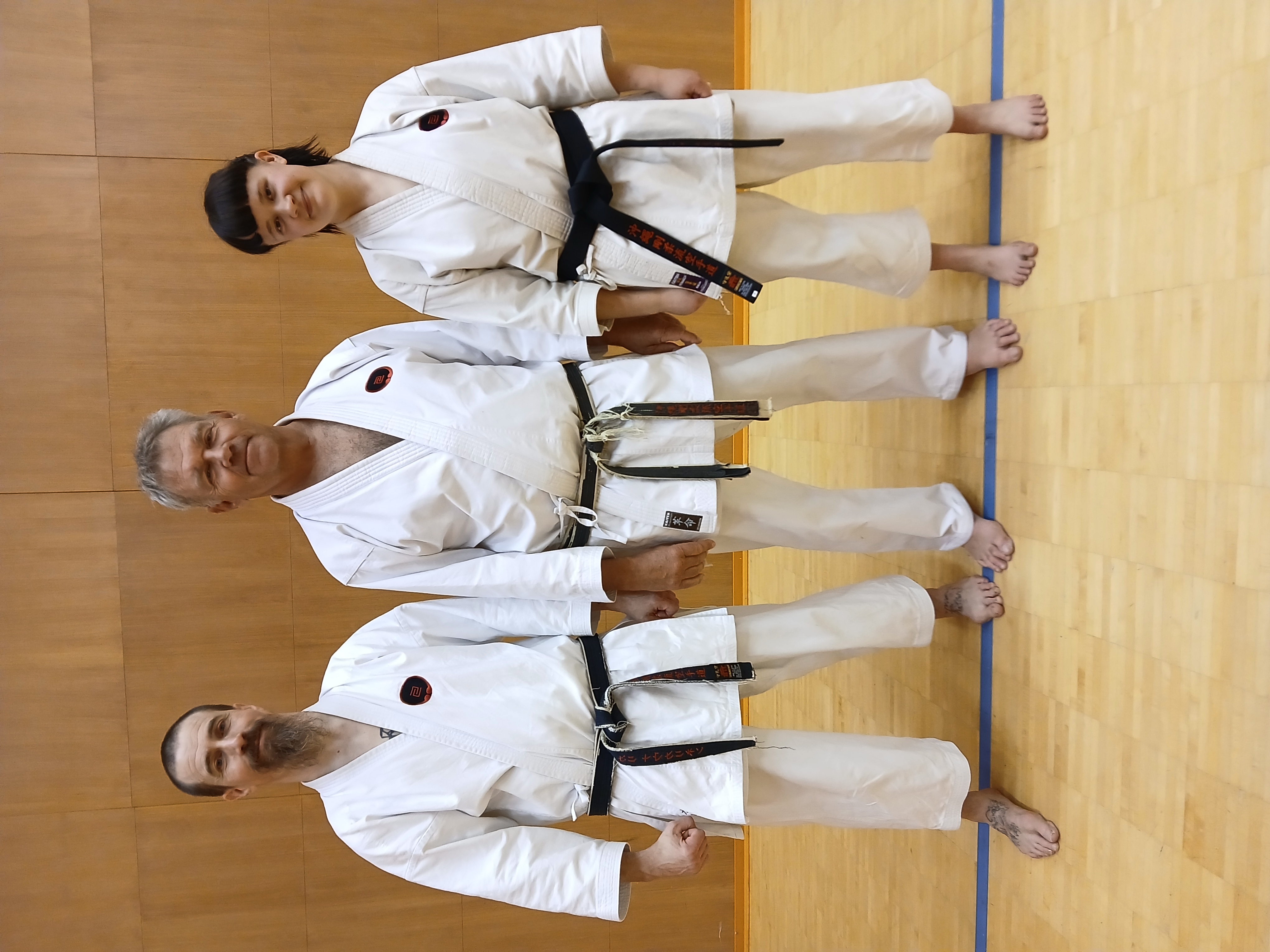 Sensei Henrik with new Dans of IOGKF Finland
