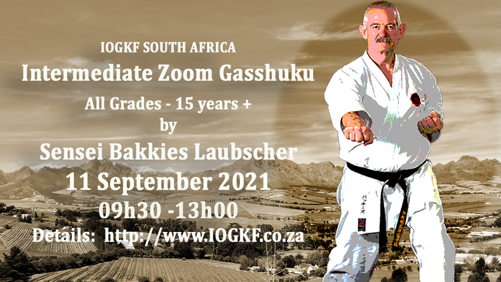 Bakkies Sensein Gasshuku syyskuussa 2021