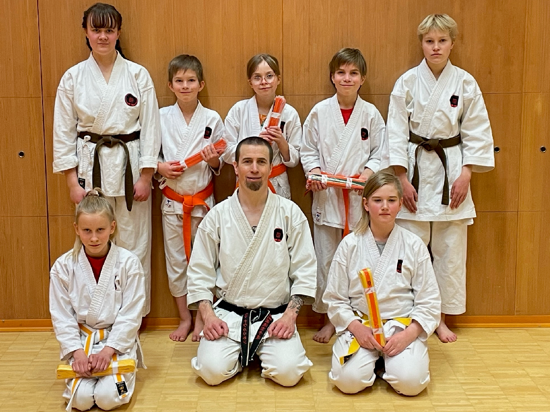 Gongratulations to new Juniors kyu grades!