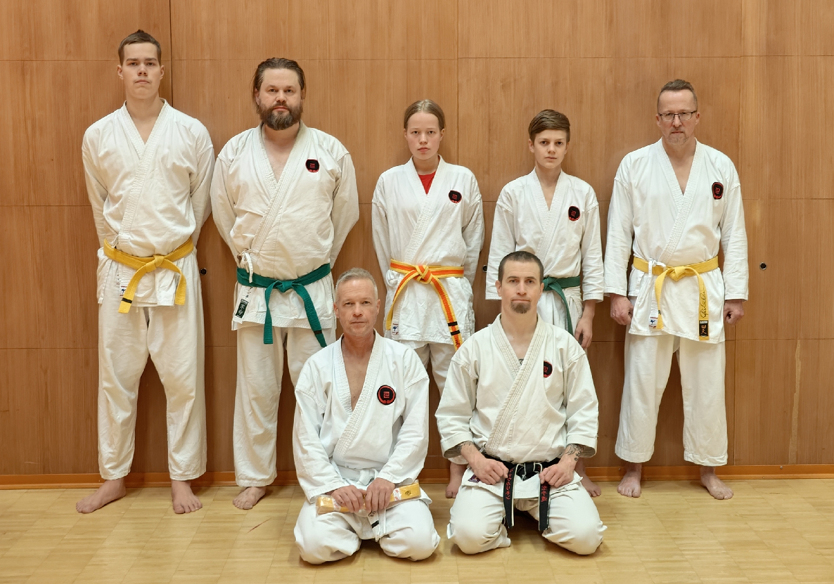 Gongratulations to new kyu grades!